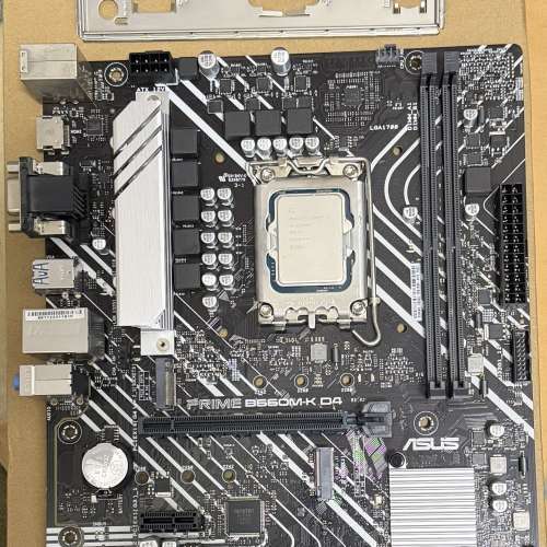 Intel i5-12490F + ASUS B660M-K D4 主機板