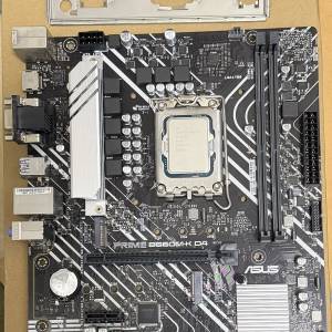 Intel i5-12490F + ASUS B660M-K D4 主機板