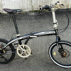代友出售 Solar 800D 20吋 7 速 碟煞 摺合單車 (請看內文) HK$398.00