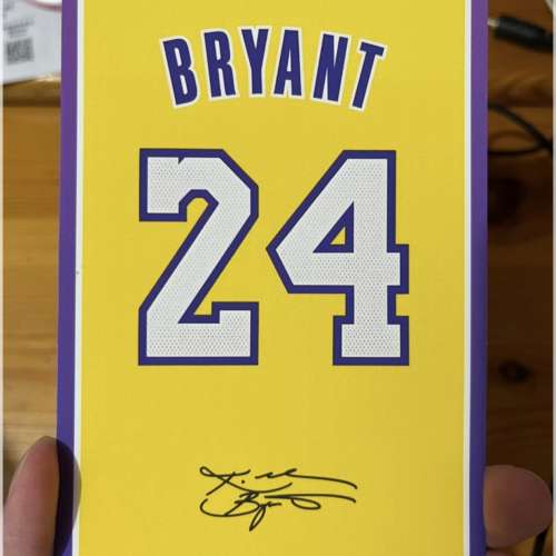 Kobe Bryant 高比拜仁 光柵卡 postcard 收藏 裝飾