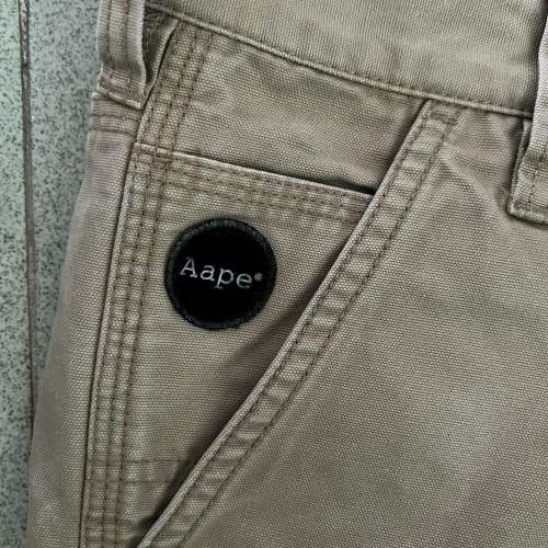 Aape (SIZE : M)卡其色長褲 耐磨帆布料長褲 清屋出售 HK$138.00
