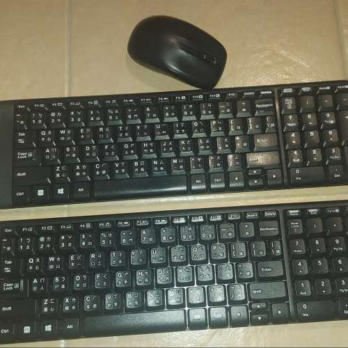 Logitech MK220 無線鍵盤滑鼠組合 清屋發現 冇咗USB接收, 不知好壞.