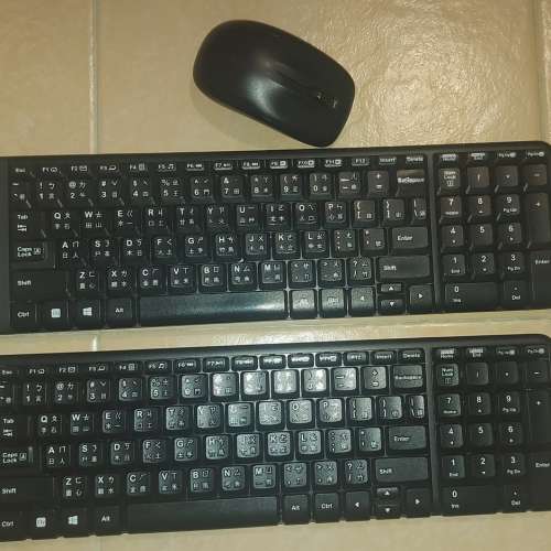 Logitech MK220 無線鍵盤滑鼠組合 清屋發現 冇咗USB接收, 不知好壞.