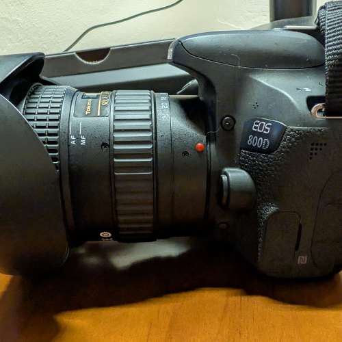 9成新 Canon eos800d 連Tokina AT-X 11-20mm f/2.8 PRO DX + 18-55mm kit鏡 (可議)