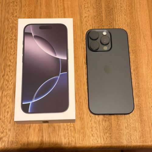 iPhone 16 Pro 512GB (Black Titanium 黑鈦金屬色) 少用，接近新嘅一樣