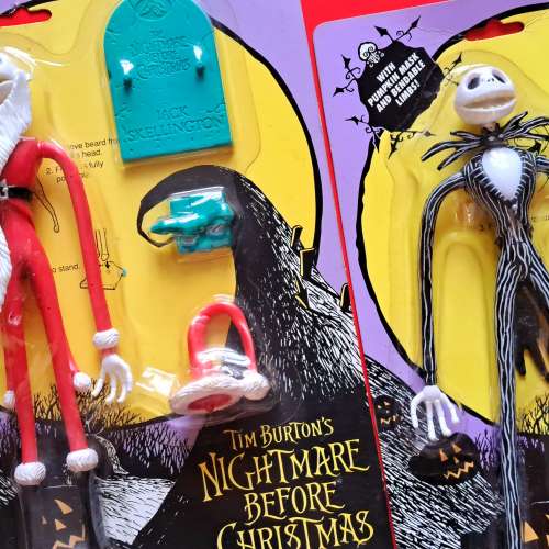 90年代 添布頓 電影怪誕城之夜 Tim Burton Nightmare Before Christmas 南瓜王 阿J...