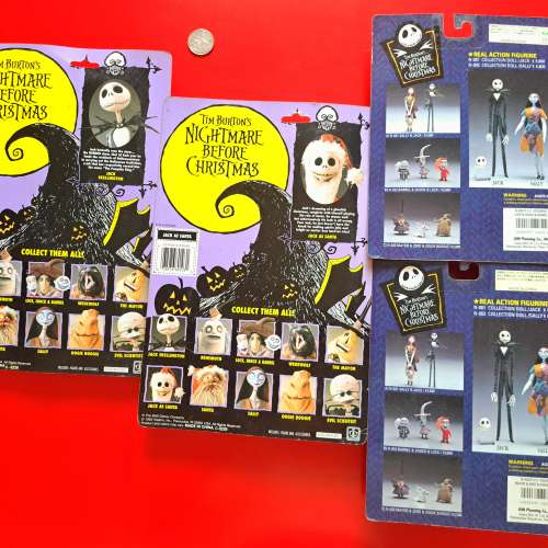90年代 添布頓 電影怪誕城之夜 Tim Burton Nightmare Before Christmas 南瓜王 阿J...
