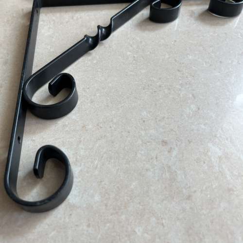 Premium European Wrought Iron Shelf Brackets Supports高品質歐陸鐵藝層板支架 裝...