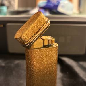古董收藏Cartier 「Les Must de Cartier」18K Trinity 卡地亞打火機