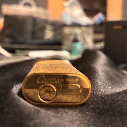 古董收藏Cartier 「Les Must de Cartier」18K Trinity 卡地亞打火機