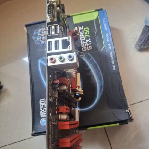 映泰BIOSTAR P43D3主板+CPU_E7500