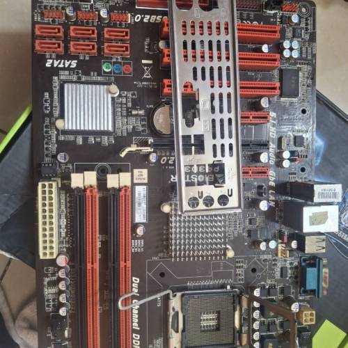 映泰BIOSTAR P43D3主板+CPU_E7500