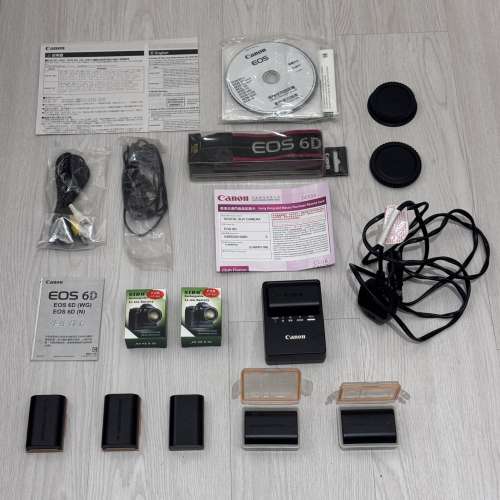 全片幅 CANON 6D + EF 50MM 1.8 STM FULL SET 全新行貨一手購入保存至今