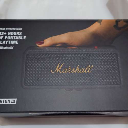全新！原裝行貨 Marshall Emberton III 藍牙喇叭 2年保養