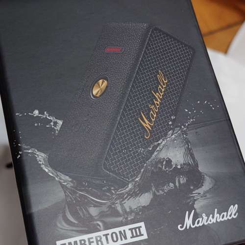 全新！原裝行貨 Marshall Emberton III 藍牙喇叭 2年保養
