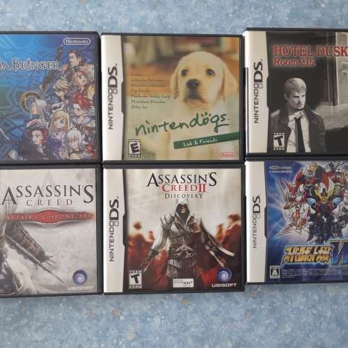 Nintendo DS 遊戲卡合集 Nintendogs Assassin's Creed