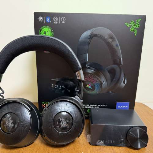 Razer Kraken V4 Pro 觸覺回饋無線遊戲耳機