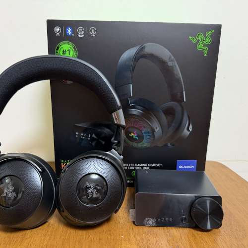 Razer Kraken V4 Pro 觸覺回饋無線遊戲耳機
