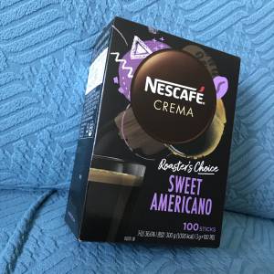 ☕️ 已過 最佳享用期 NESCAFE Sweet Americano Instant Coffee 3gx100 NEW 全新 ...