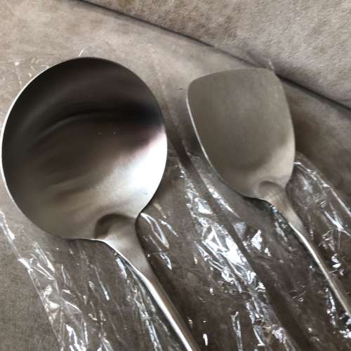 🍴Stainless Steel Spatula + Ladle NEW 全新 不鏽鋼 鑊鏟 + 湯勺 🍴