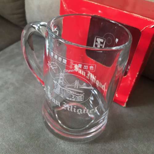 🍺 SAN MIGUEL SEVER ELEVEN Beer Glass NEW 全新 生力啤 7-11 啤酒玻璃杯 🍺