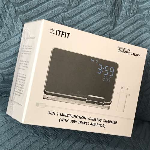 ⚡ ️ITFIT 3-in-1 MultifunctionWireless Charger ITFITPW06SP NEW 全新 充電器+無...
