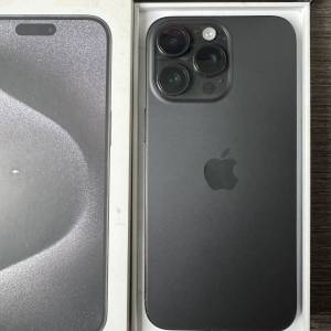 99新iPhone 15pro max512gb大容量,電池健康度85,港行雙卡極新，完美冇花，有套有貼...