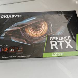 全新  Gigabyte RTX 3070 Ti  8GB
