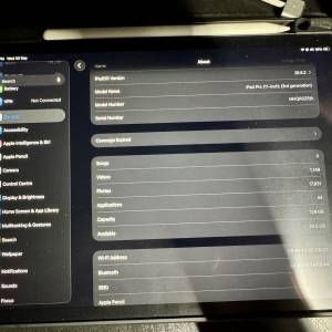 iPad Pro 11吋M1 Wifi版，128GB連Apple Pencil，有刻字
