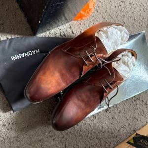 MAGNANNI 皮鞋 男裝 啡色 39碼