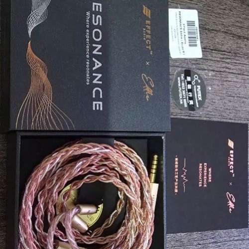 長保 Effect Audio Resonance Eddie 限量聯名耳機升級線 4.4mm 2pin