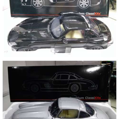 Premium ClassiXXs 1/12 Mercedes-Benz SLS AMG Coupe Obsidian Black Metallic / 300