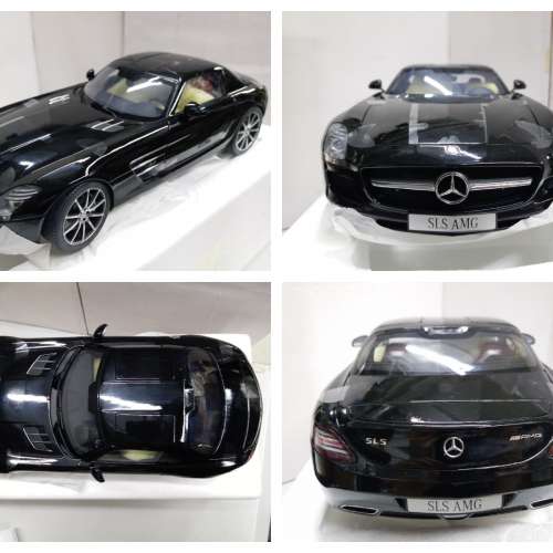 Premium ClassiXXs 1/12 Mercedes-Benz SLS AMG Coupe Obsidian Black Metallic / 300