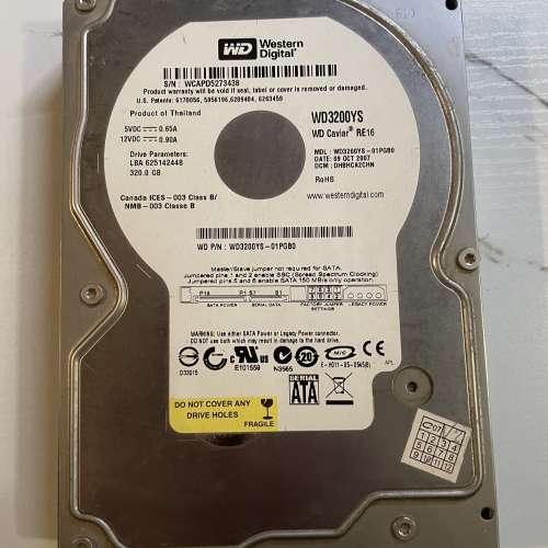 Western Digital WD3200YS 320GB