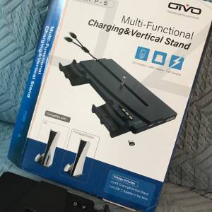 🎮 Fit SONY PS5 - Multi-Functional Charging Dock Vertical Stand NEW 遊戲機 充...