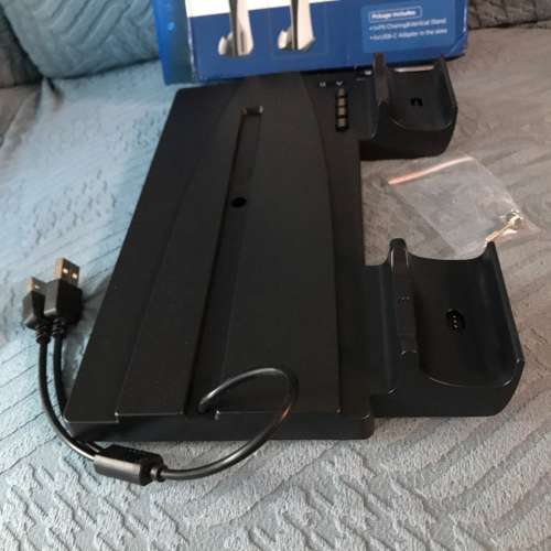 🎮 Fit SONY PS5 - Multi-Functional Charging Dock Vertical Stand NEW 遊戲機 充...