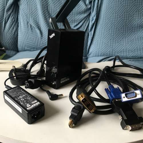 💻 LENOVO ThinkPad USB 3.0 Dock DU9019D1 DisplayLink Giga LAN DVI USED 聯想 擴...