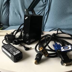💻 LENOVO ThinkPad USB 3.0 Dock DU9019D1 DisplayLink Giga LAN DVI USED 聯想 擴...