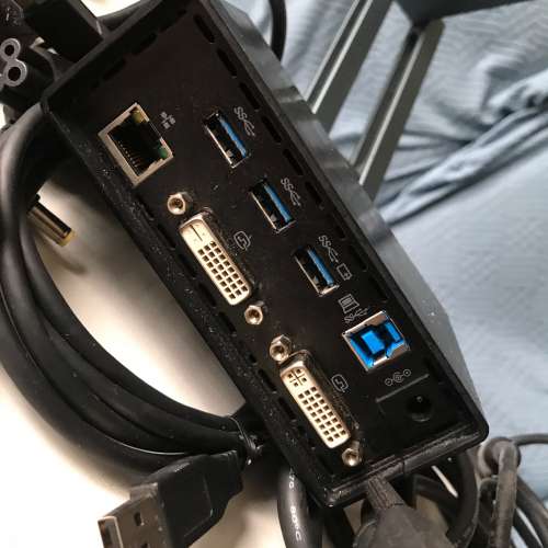 💻 LENOVO ThinkPad USB 3.0 Dock DU9019D1 DisplayLink Giga LAN DVI USED 聯想 擴...