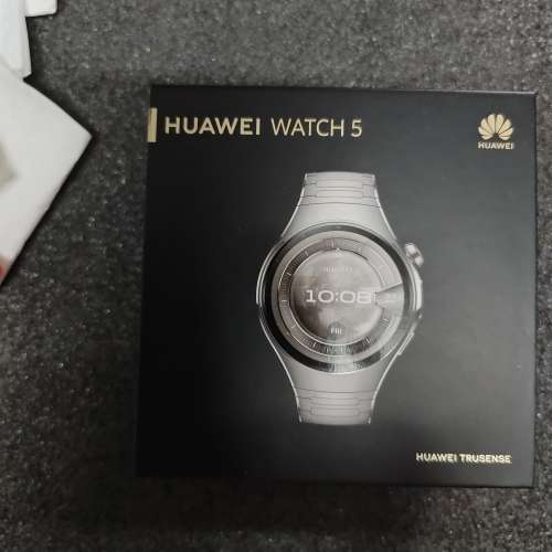 99%新Huawei 華為 WATCH 5 46mm 智能手錶 (鈦空銀)