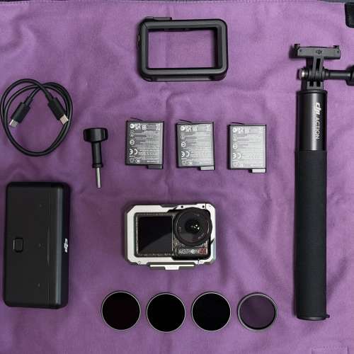 95%new DJI Osmo Action 5 Pro Adventure Combo 暢拍套裝 + tilta 兔籠+ Nisi ND +...