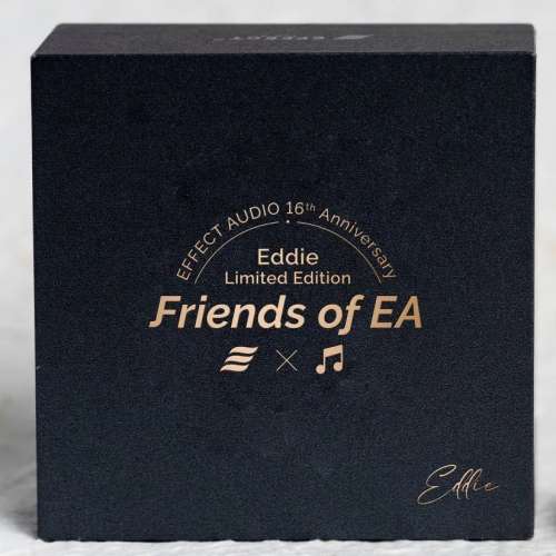 全新 未開封 Effect Audio x Eddie 十六周年老友記系列 限量 Eddie 耳機升級線