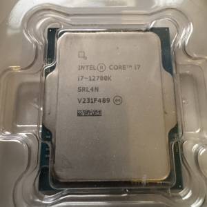 Intel i7 12700k cpu