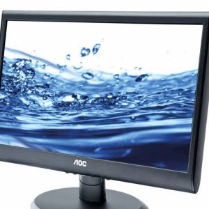AOC 23.6吋 顯示器 E2450swh 內置喇叭 包電源線 HDMI 線 無座