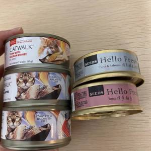 全新貓罐頭貓糧 貓濕包 貓零食 全走