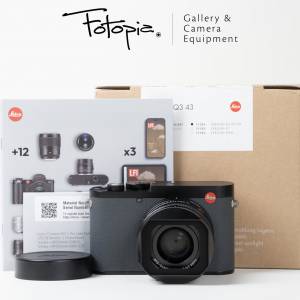 || Leica Q3 43 - Black / 19084, Mint with full packing ||