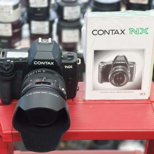 Contax康泰時 NX 功能正常 + 28-80 MF 鏡頭 手動 28mm 80mm 28 80 配件齊全 機身 三...