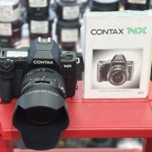 Contax康泰時 NX 功能正常 + 28-80 MF 鏡頭 手動 28mm 80mm 28 80 配件齊全 機身 三...