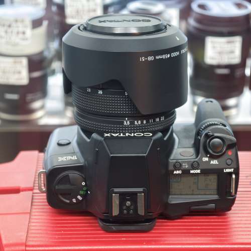 Contax康泰時 NX 功能正常 + 28-80 MF 鏡頭 手動 28mm 80mm 28 80 配件齊全 機身 三...
