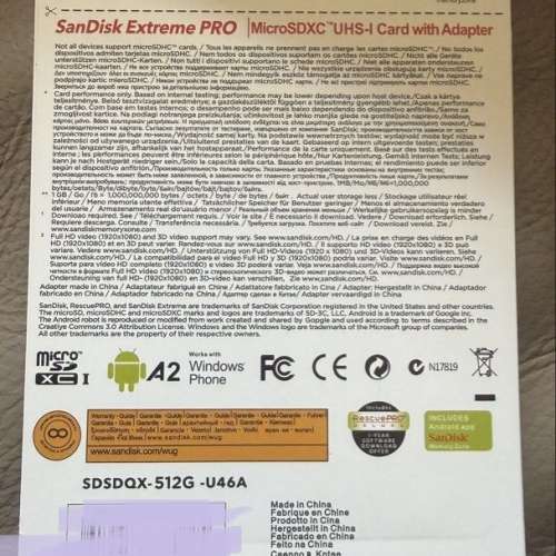 SanDisk Extreme Pro 512GB microSDXC